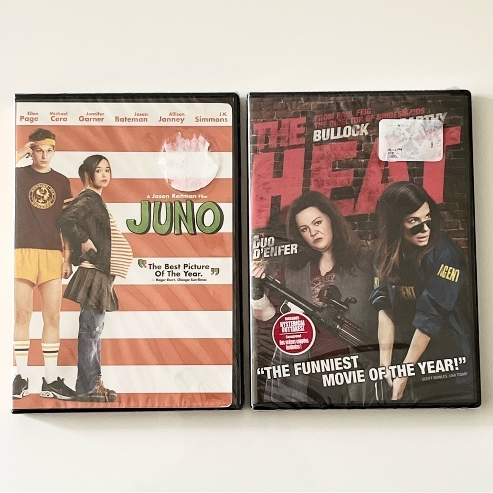 Juno / The Heat 2-Film Comedy DVD Bundle